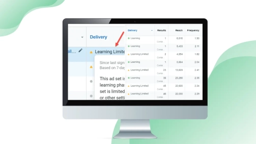 Facebook ad learning limited