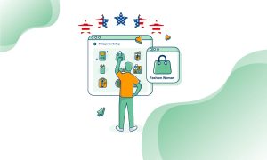 A computer screen displaying the Shopify admin dashboard with product listings and sales data.