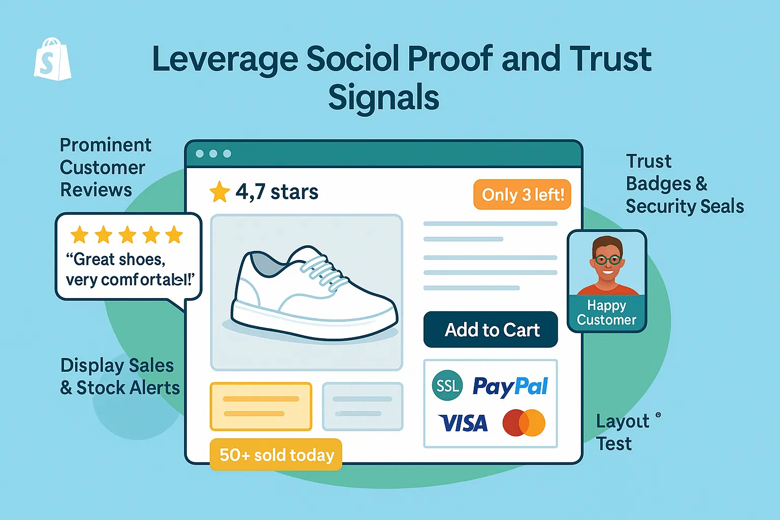 Leverage Social Proof and Trust Signals for Shopify Conversions