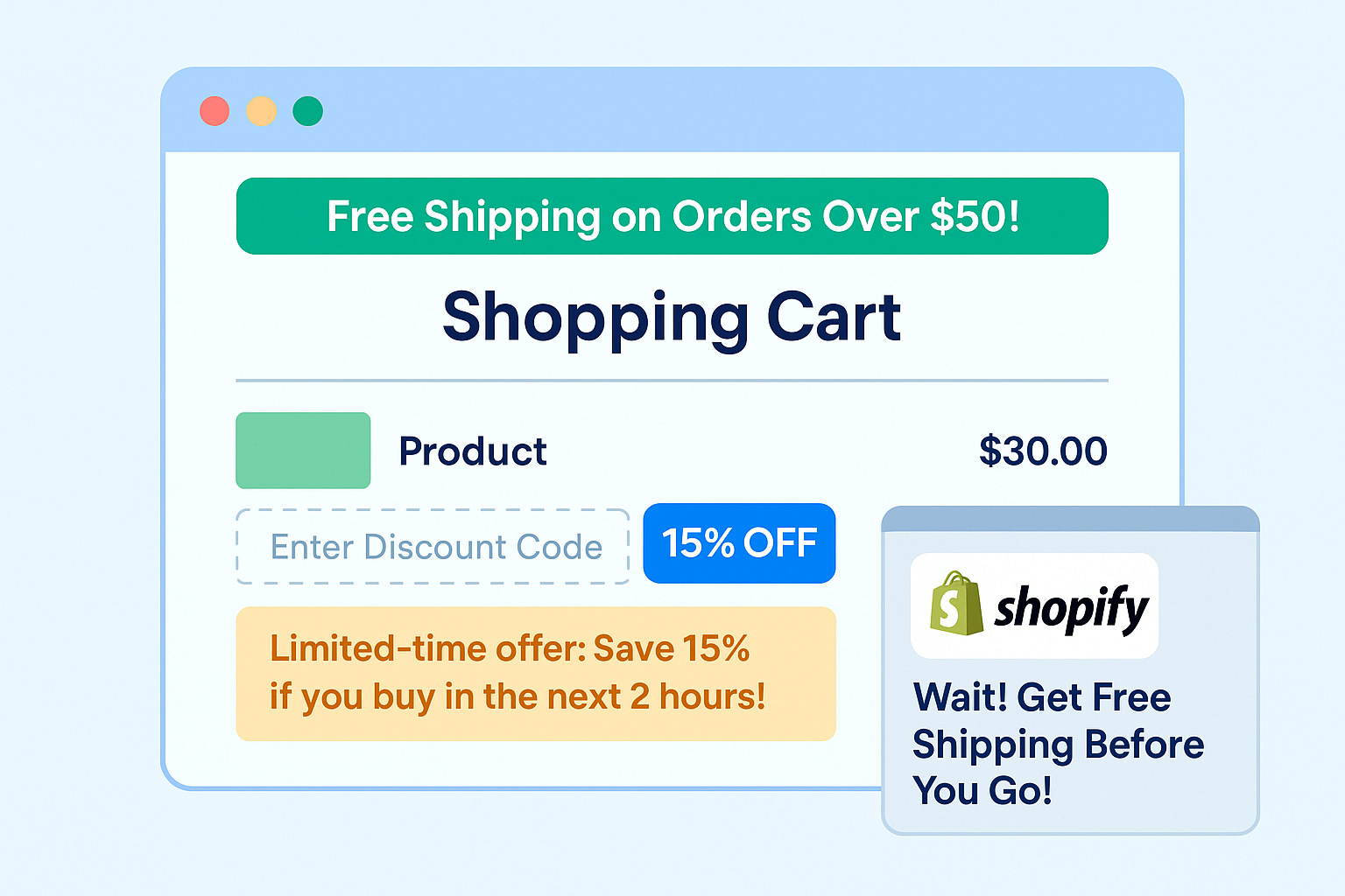 Strategically Offer Free Shipping and Discounts