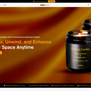 AromaGlow – CRO Opitimize  Shopify Theme for Candle, Fragrance & Wellness Brands