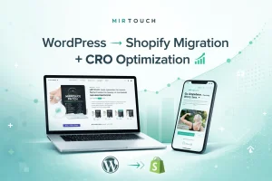 modern ecommerce website logo design with elegant typography and premium brand identity