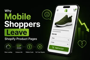 Why Mobile Shoppers Leave Shopify Product Pages