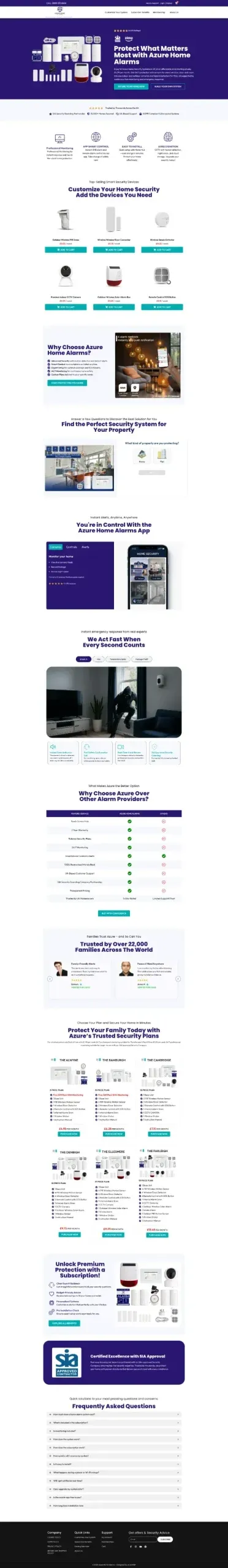Azure Home Alarms